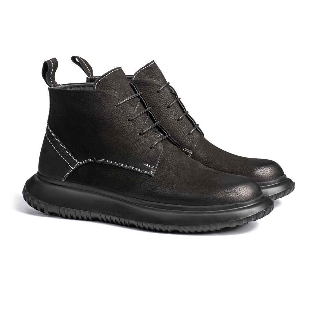 [453] Richard Men Boots (Nubuck) (40, Black)
