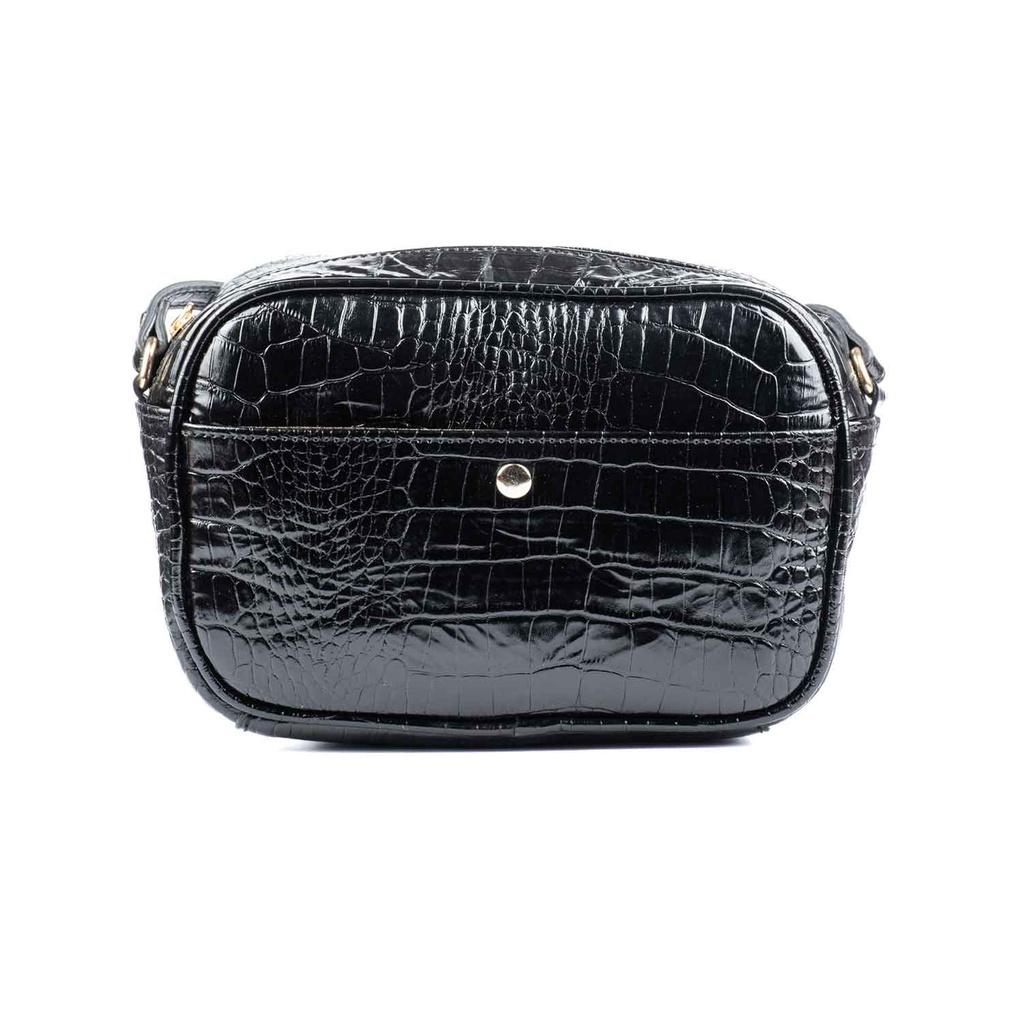 [730] Shaira Crossbody Bag(Croco) (Black)