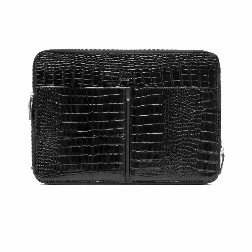 [751] کیف کلاسوری باربد (کروکو) (مشکی)
