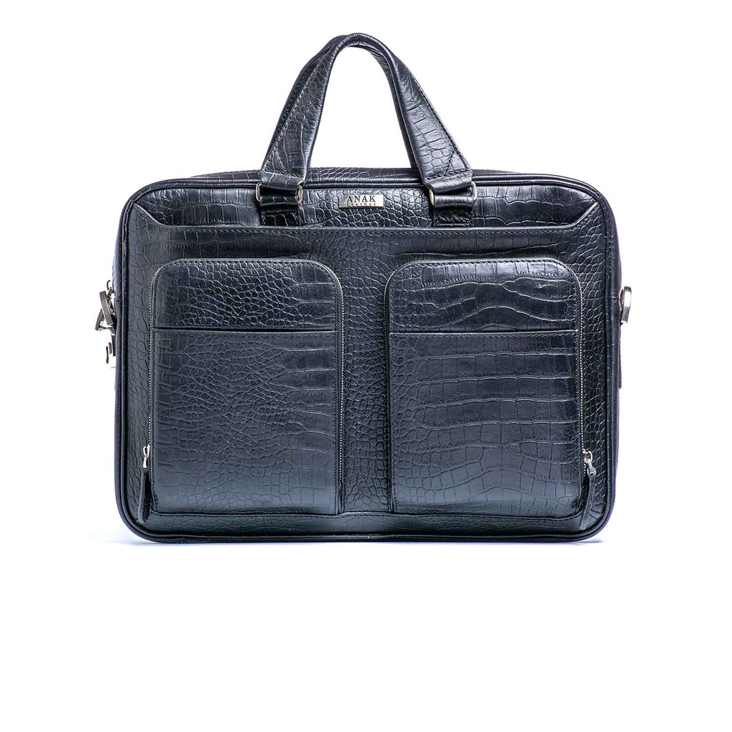 [145] Tony Briefcase Bag(Croco) (Black)