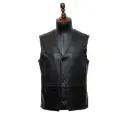 Men's Leather Reporter Vest (Nappa)